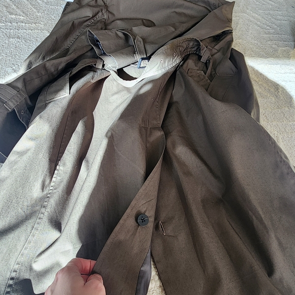 *NEW* Aritzia Khaki Double-Breasted Trench‎ Coat - Picture 7 of 15